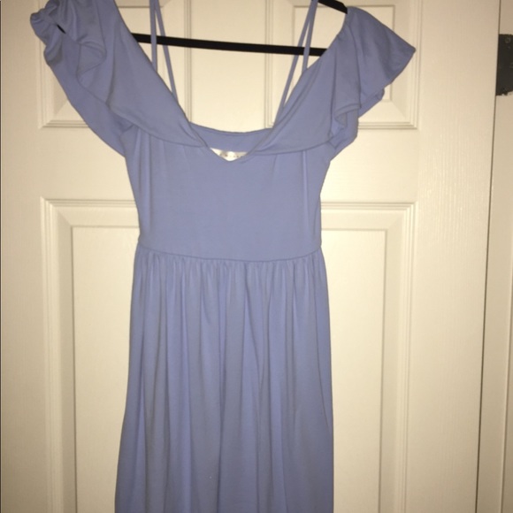 Susana Monoco Blue Flutter Flared Dress - NWOT - Picture 2 of 3